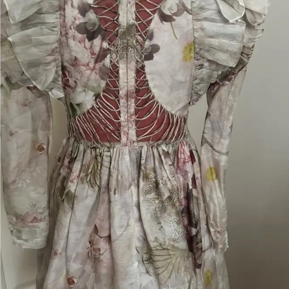 ZIMMERMAN long sleeve princess minidress - Picture 5 of 16